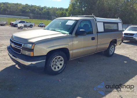 2007 Chevrolet Silverado 1500 Classic Work Truck from USA, damaged, VIN 1GCEC14X07Z147418